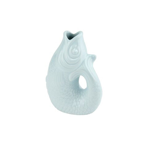 Fisch Vase Monsieur Carafon "blue horizon" XS von Giftcompany