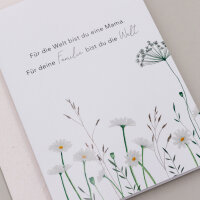 Klappkarte "Blumenwiese" von Eulenschnitt