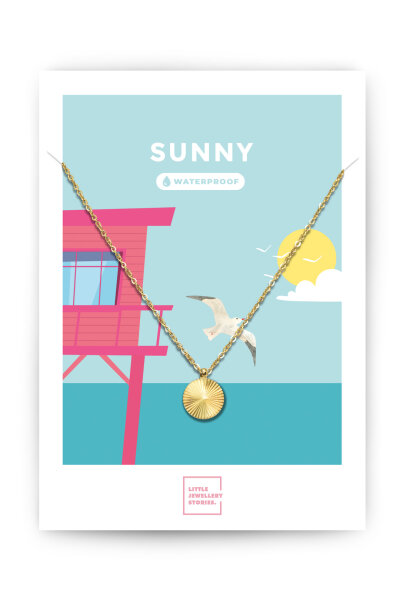 Halskette Miami "Sunny" gold von Little Jewelleries Stories