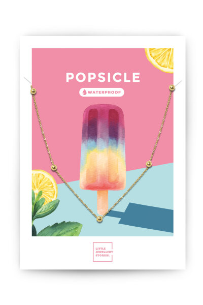 Halskette Miami "Popsicle" gold von Little Jewelleries Stories