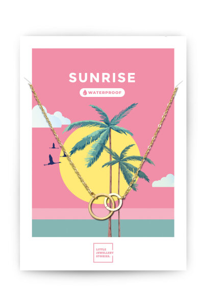 Halskette Miami "Sunrise" gold von Little Jewelleries Stories