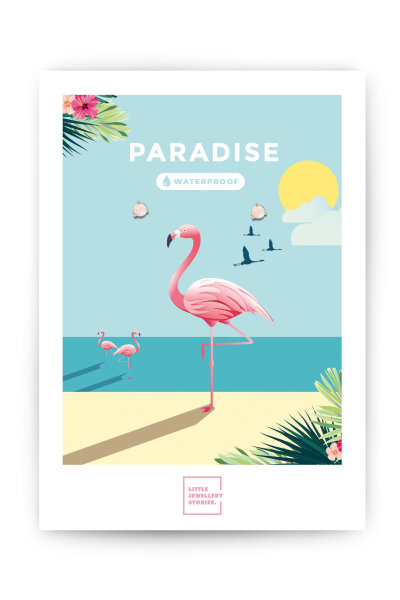 Ohrstecker Miami "Paradise" gold von Little Jewelleries Stories