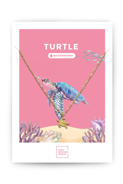 Halskette Miami "Turtle" gold von Little Jewelleries Stories