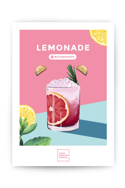 Ohrstecker Miami "Lemonade" gold von Little Jewelleries Stories