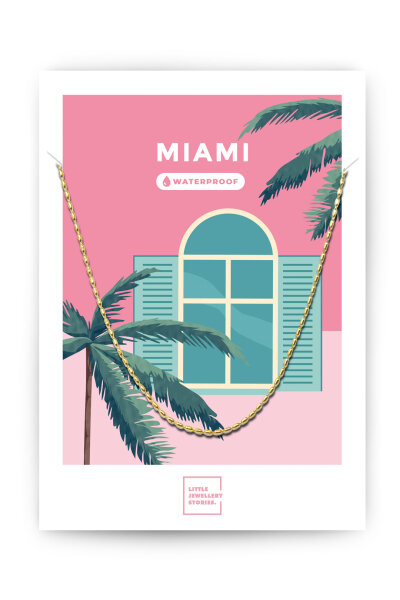 Halskette Miami "Miami" gold von Little Jewelleries Stories