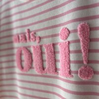 Sweat-Kleid Stripe "rosa" One Size