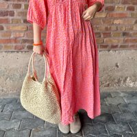 Strandtasche aus Bast "beige"