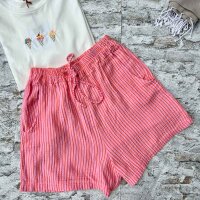 Musselinshort "orange-rosa" One Size