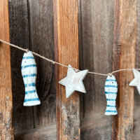 Maritime Kette blau