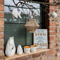 Metallschild "Es muss nicht immer alles Sinn...