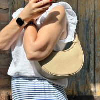 Baguette Bag "Ylva" taupe