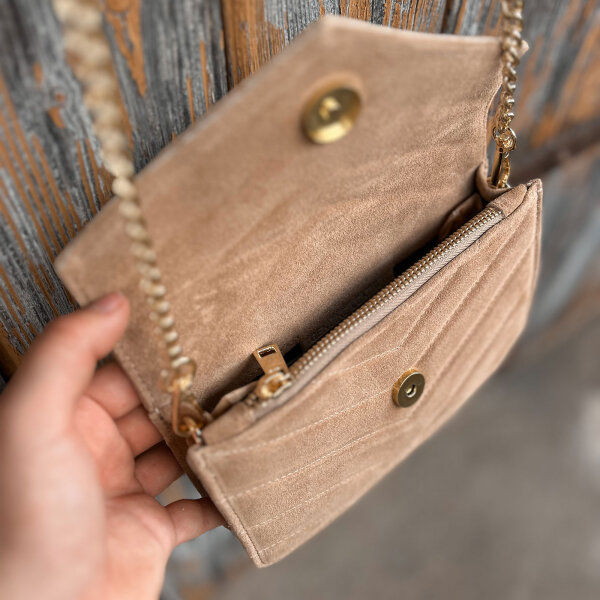 Tasche/Clutch "Vivi" taupe