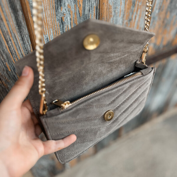 Tasche/Clutch "Vivi" schlamm