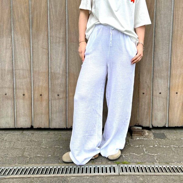 Musselinhose "weiß" One Size