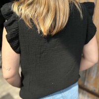 Musselin-Top "schwarz"