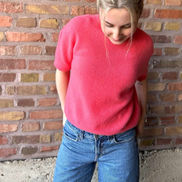 Kurzarmpullover Sina "coral" One Size