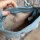 Tasche "Mila" jeansblau