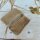 Leder-Portemonnaie S Velours taupe