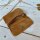 Leder-Portemonnaie S Velours cognac