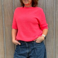 Kurzarmpullover Sina "neoncoral" One Size