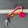 Schlüssel-/Handyband Smiley neonpink