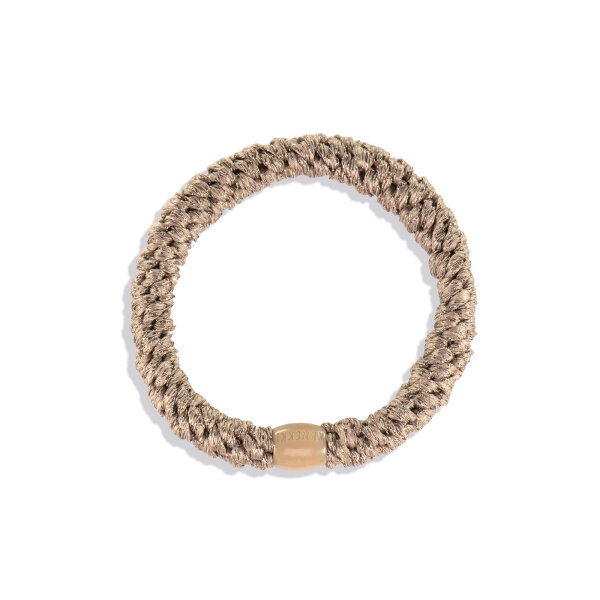 Kknekki Haargummi Taupe glitter