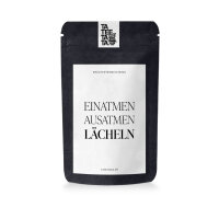 Tee "Einatmen. Ausatmen. Lächeln." klein...