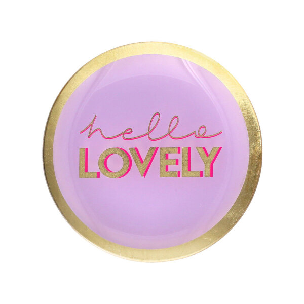 Glasteller Love Plates "Hello lovely" von Giftcompany