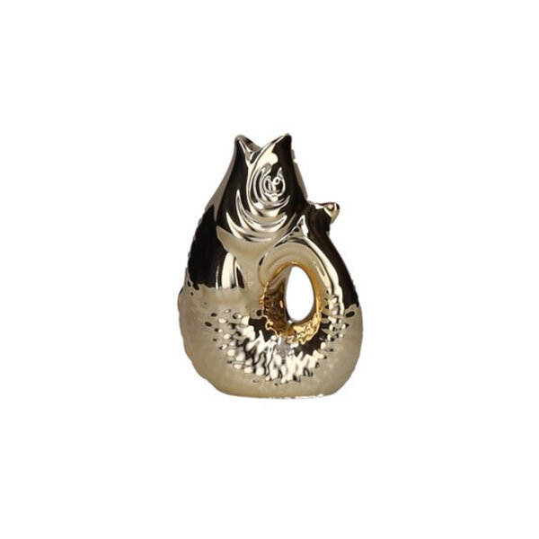 Fisch Vase Monsieur Carafon "gold" XS von Giftcompany
