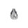Fisch Vase Monsieur Carafon "silber" XS von Giftcompany