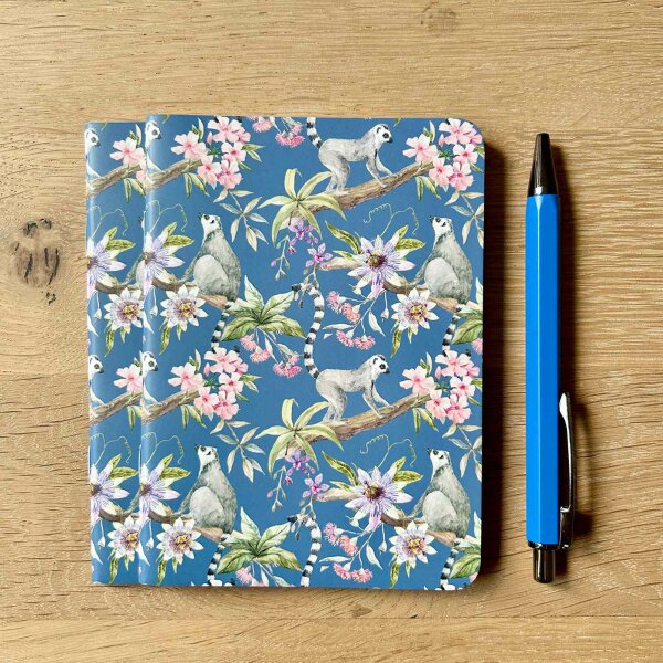 Heft A6 Pattern "Äffchen" von Cedon