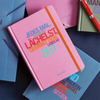 Notizbuch A5 Hardcover "Lächelst" von Cedon