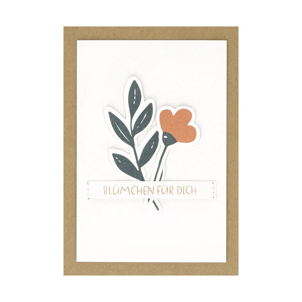 Geburstag Blümchenkarte "Blümchen für Dich" von Räder