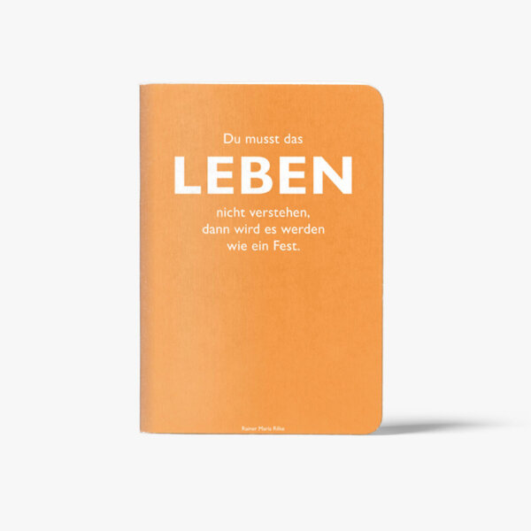 Heft A5 Pattern "Rilke, Leben" von Cedon