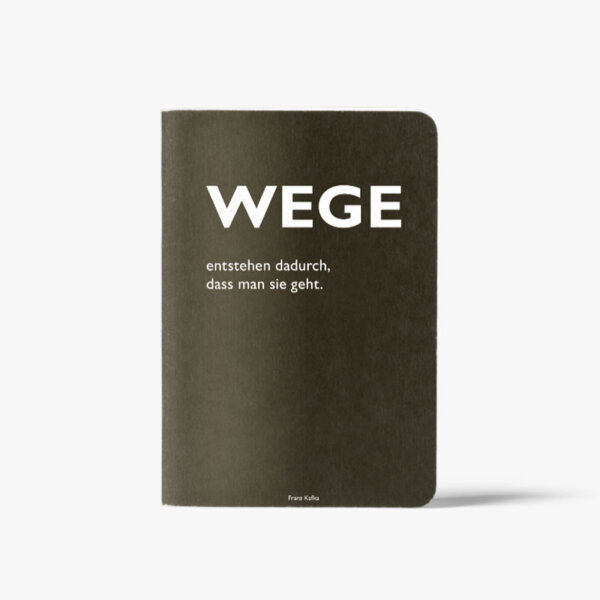 Heft A5 Pattern "Kafka, Wege" von Cedon