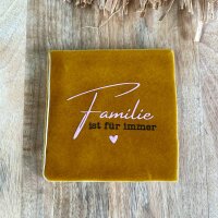 Bunte Fliese "Familie ist für immer" von Yett