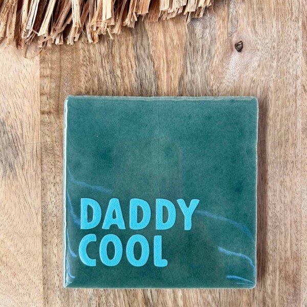 Bunte Fliese "Daddy cool" von Yett