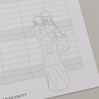 Familienkalender 2026 von Eulenschnitt