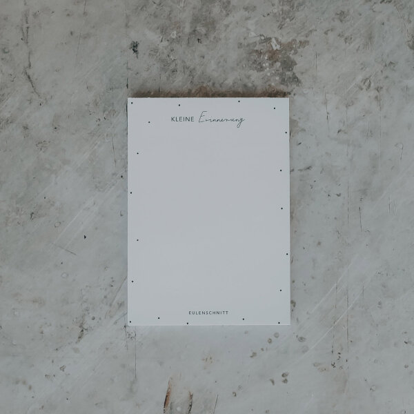 Block "Kleine Erinnerung" von Eulenschnitt