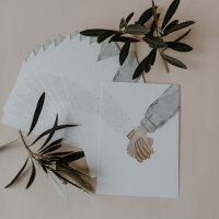 Postkarte "Hands" von Eulenschnitt