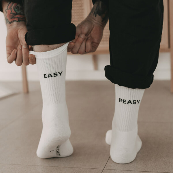 Socken "Easy Peasy" von Eulenschnitt 39-42