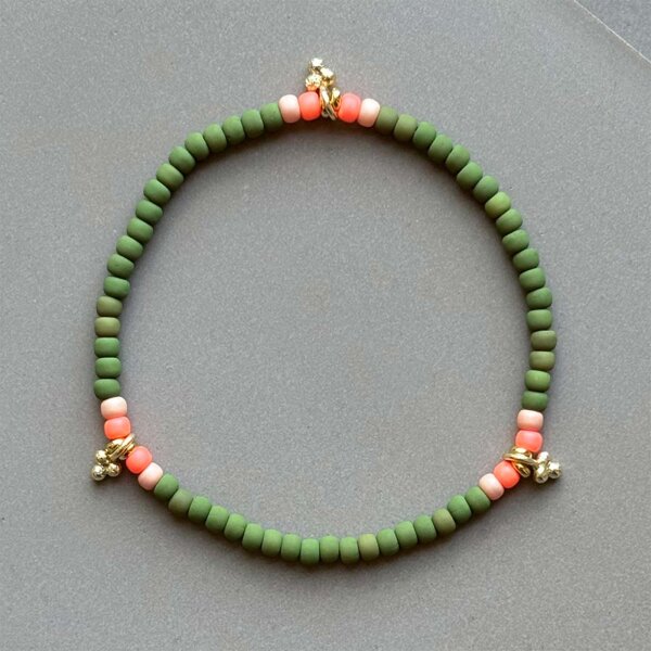 Armband Mini Roc "New Olive" von Super Gem