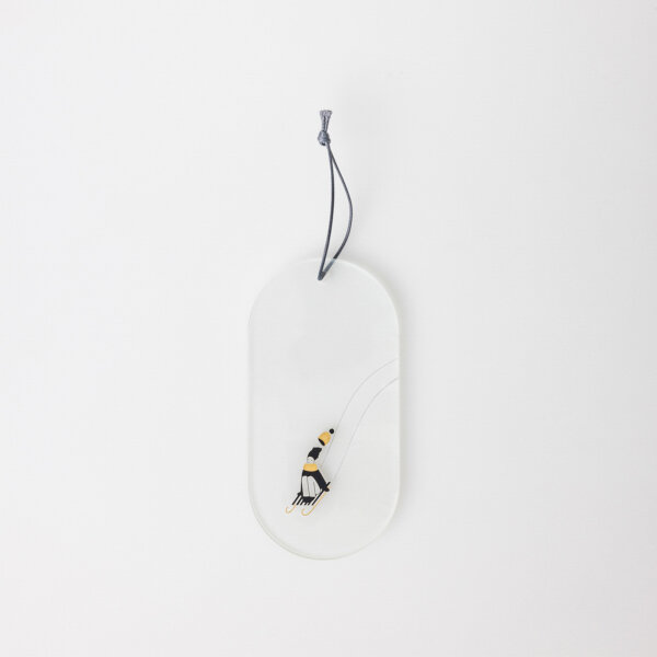 Schneetag Glashänger "Schlittenfahren" von Räder