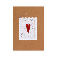 Briefmarkenkarte "Merry Christmas" von Räder