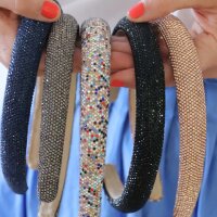 Haarreif Classic Glitzer von VON RIKE bunt