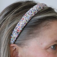 Haarreif Classic Glitzer von VON RIKE bunt
