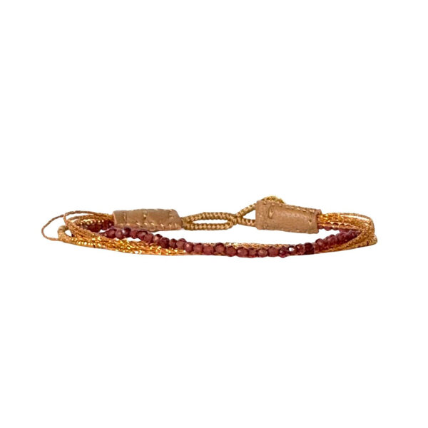 Armband Lulu Ash Garnet von IBU JEWELS
