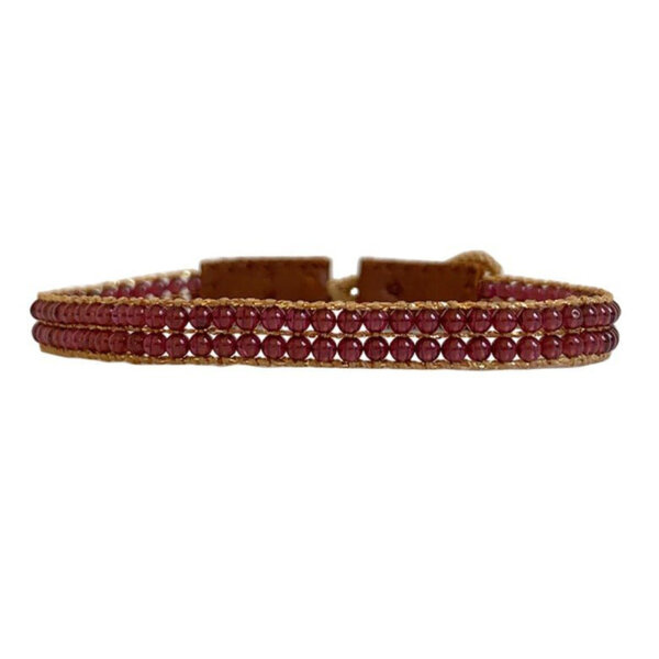 Armband Cap Lise Garnet von IBU JEWELS