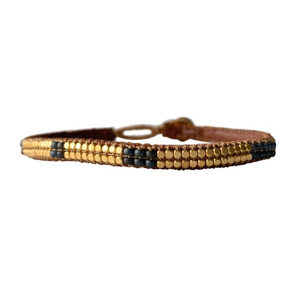 Armband Tate Gunmetal von IBU JEWELS