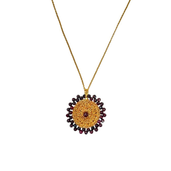 Halskette Posh Garnet von IBU JEWELS